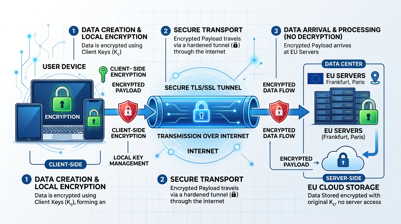 Encryption flow diagram